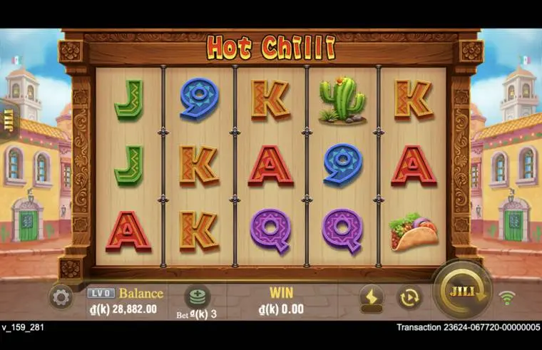 Ảnh màn hình gameplay game Hot Chilli (slot JILI) chơi tại LC79