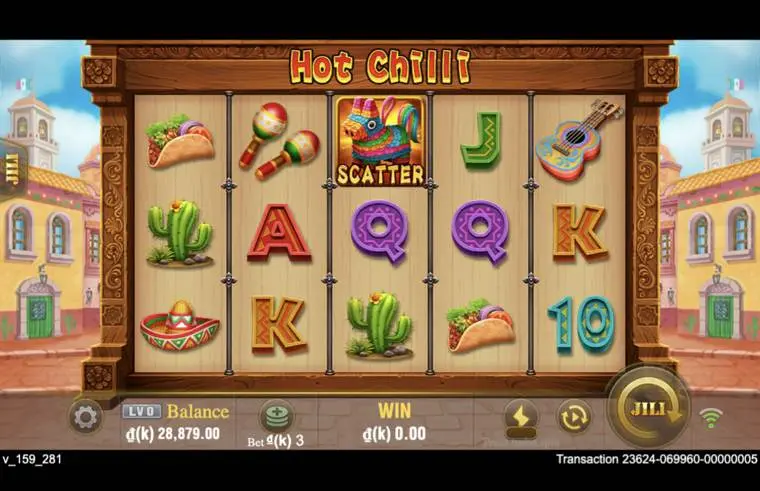 Ảnh bảng biểu tượng & tính năng game Hot Chilli (slot JILI) chơi tại LC79