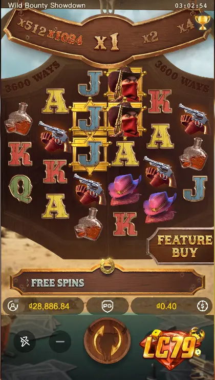gameplay Wild Bounty Showdown tại LC79