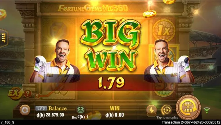 Ảnh giao diện chính game Fortune Gems Legend (slot JILI) chơi tại LC79