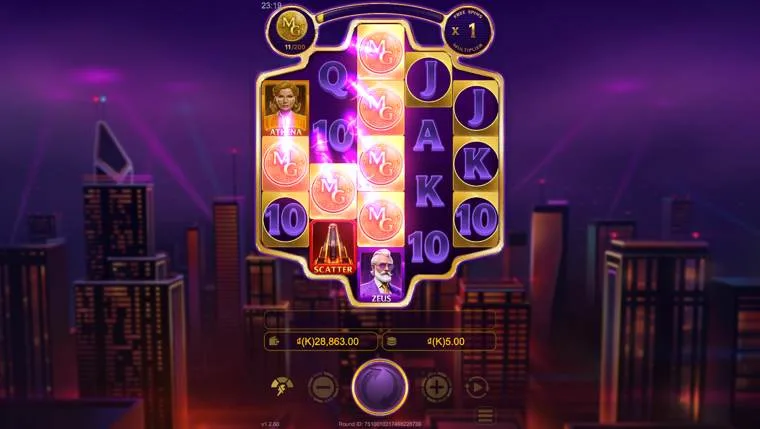 Ảnh giao diện chính game Modern Gods (slot JDB) chơi tại LC79