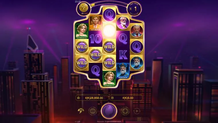 Ảnh bảng biểu tượng & tính năng game Modern Gods (slot JDB) chơi tại LC79