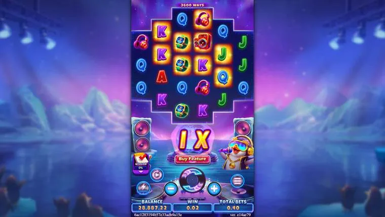 Ảnh màn hình gameplay game DJ BOOM BOOM (slot FC) chơi tại LC79