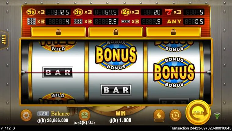 Ảnh giao diện chính game Golden Bank (slot JILI) chơi tại LC79