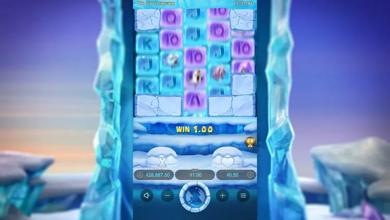 Ảnh màn hình gameplay game The Great Icescape (slot PG) chơi tại LC79