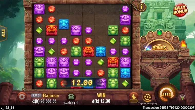 Ảnh bảng biểu tượng & tính năng game Treasure Quest (slot JILI) chơi tại LC79